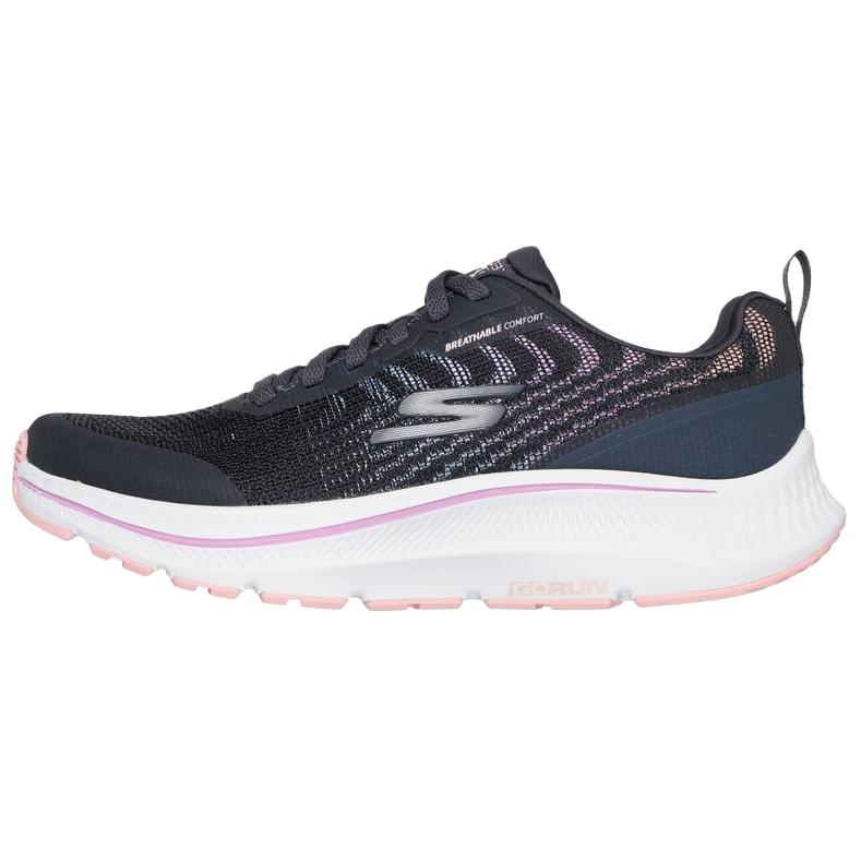 Skechers Go Run Consistent 2.0 Удобные Мягкие Низкие Повседневные Беговые Кроссовки Женские Сникеры Черный 128631-BKMT