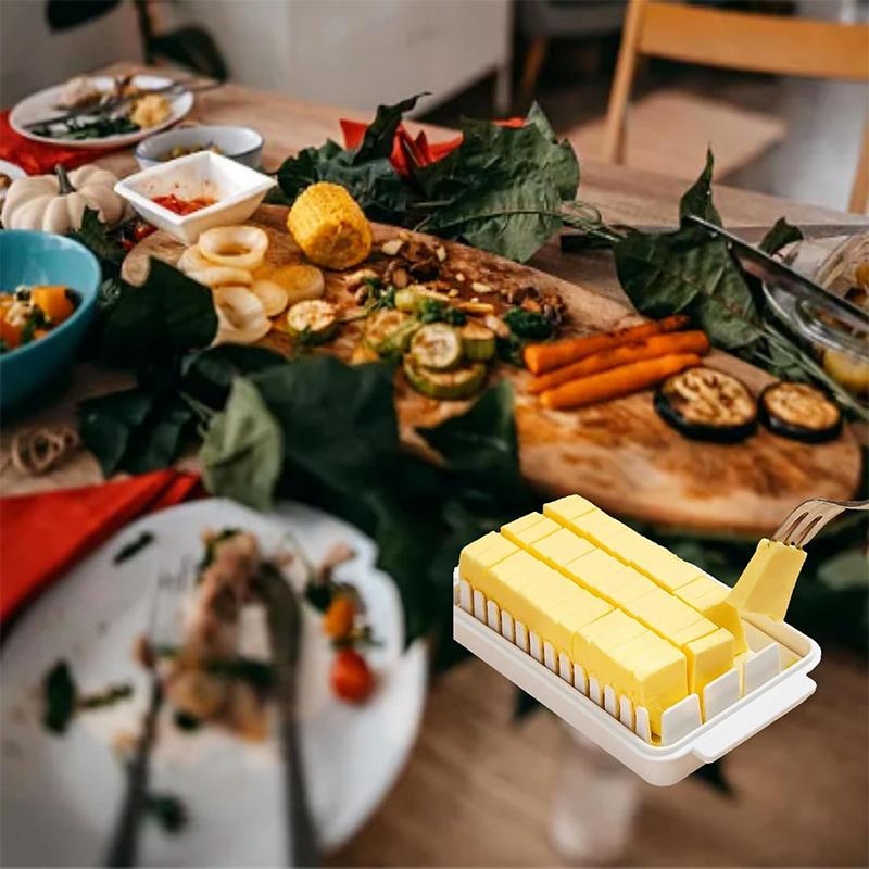 1 шт. Масленка Контейнер для хранения сыра и масла с крышкой Прозрачный контейнер для хранения масла для холодильника Кухонные гаджеты