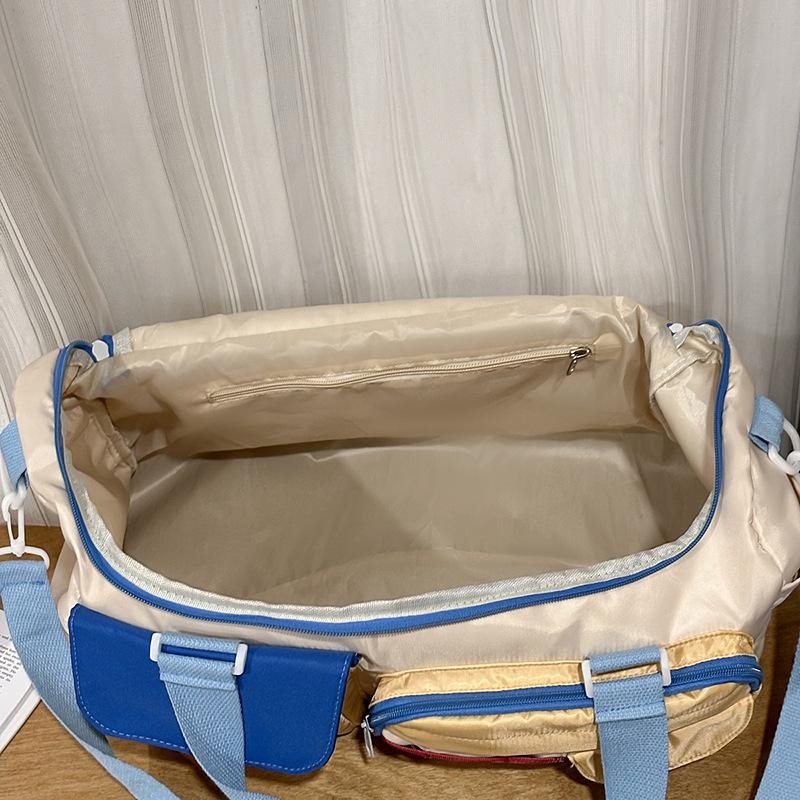 Highly Attractive Women's Swimming Gym Bag, Large Capacity Travel Carry-on Bag, Cartoon Dopamine Handheld Luggage Storage Bag