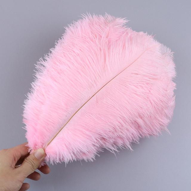 10 шт./лот, натуральные белые страусиные перья, свадебное украшение для дома, 15-20 см/25-30 см/30-35 см, страусиные перья, центральное украшение для стола, поделки