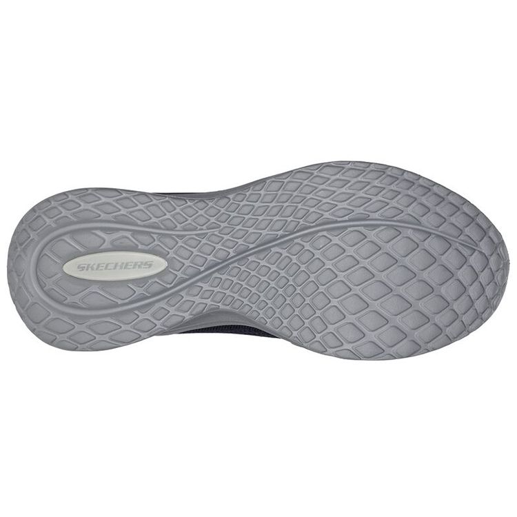 Skechers Arch Fit Orvan-Trayver Удобная Ткань Низкие Повседневные Беговые Кроссовки Мужские кроссовки Синий 210434-DKNV