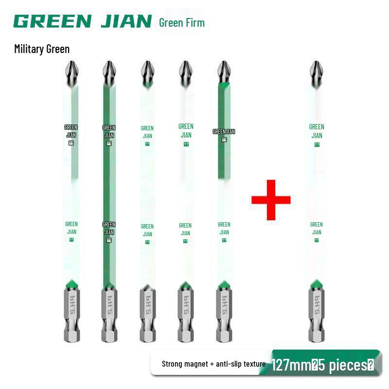 Набор магнитных электрических отверток высокой прочности с ударными удлиненными битами
