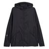 Minimalist Lightweight Hooded Jacket Men Outerwear Black IQ0431