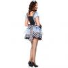 Adult Womens Alice Maid Vampire Clown Lolita Dress Halloween Cosplay Costume Sweet Princess Skirt M XL