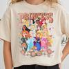 Женская футболка Princess Belle Comfort Colors Четыре сезона Унисекс и Женская Чистый Хлопок Повседневная Мода Ретро Одежда