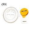DIY Potato Slicing Tool Microwave Chip Maker, Stainless Steel Slicer Crispy Snack Vegetable Cutter with Guard Cooker, Healthy Oil Free Homemade Chips