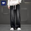 Мужские свободные повседневные спортивные штаны с широкими штанинами
