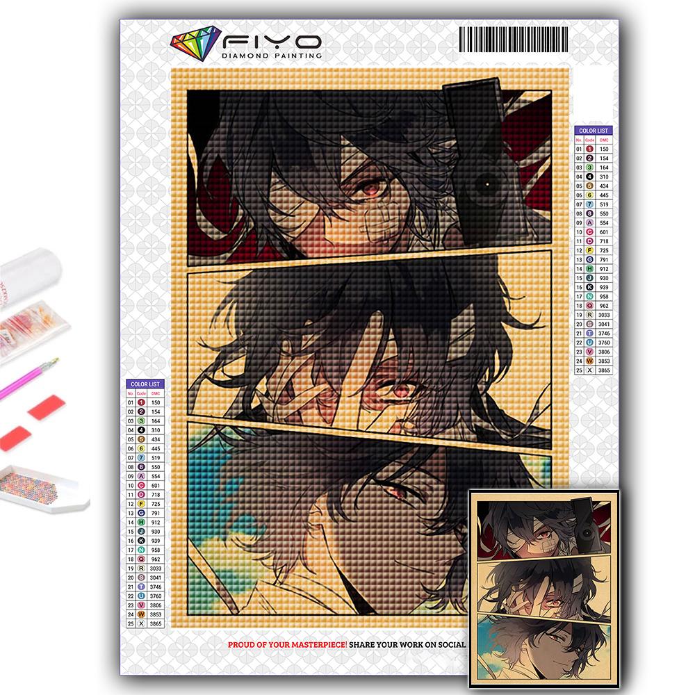 DIY 5D алмазная живопись аниме Bungou бродячие собаки набор для вышивки крестом полная дрель вышивка мозаика художественная картина стразы подарок