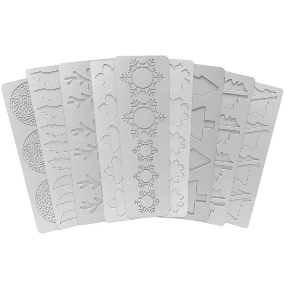 Рождественская Снежинка Маргаритка Шоколад Силиконовая форма Рождественская елка Перо Вишневый цвет Форма для выпечки Лепесток Декор для торта в стиле вестерн