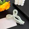 Colorful Acetate Grab Clip Korean Style Large Shark Clip Elegant Bow Hair Claw  Ladies