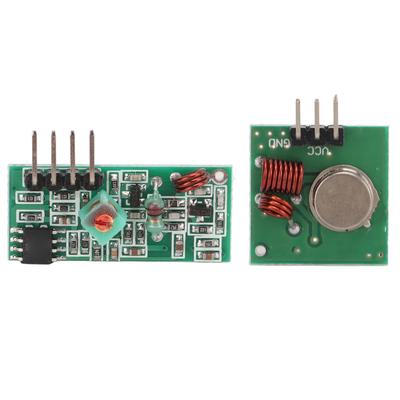 433 МГц передатчик-приемник комплект DC5V PCB высокочастотный радиочастотный модуль для противоугонных продуктов удаленный