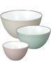 CB JAPAN Heat Resistant Bowl Mixed 14cm 18cm 20cm 3 Size Set Deep for Easy Mixing Microwave Cooking Dishwasher Safe Antibacterial Heat Resistant Bowl