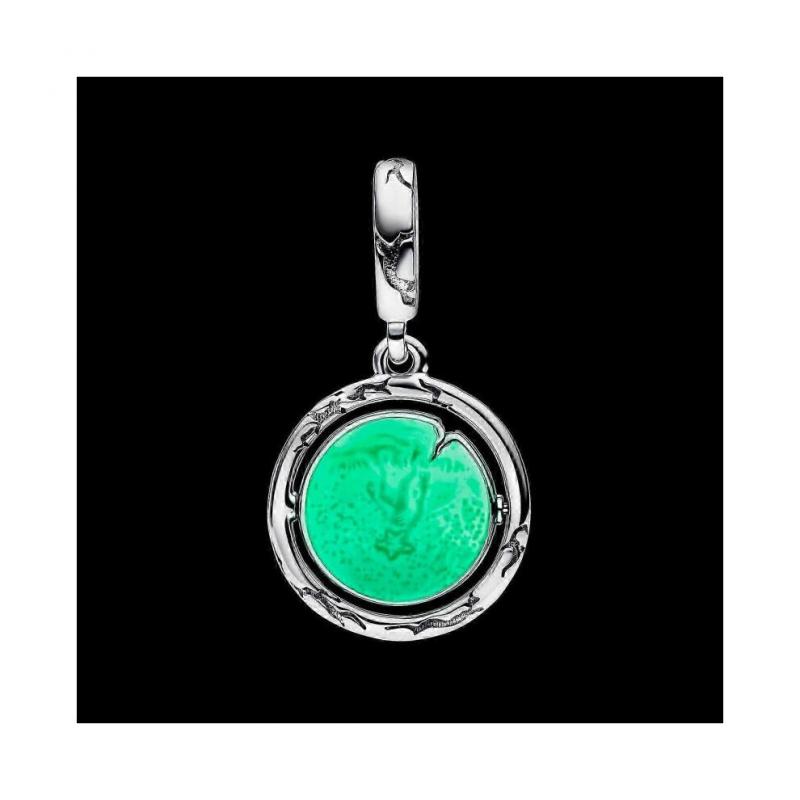 Кулон-шарм «Очень странные дела», светящийся в темноте, стерлинговое серебро