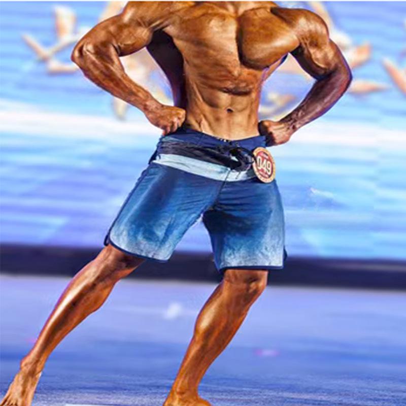 Мужские быстросохнущие шорты для соревнований по бодибилдингу IFBB Olympia 2024 года