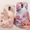 Transparent For Samsung S5 Case Fashion Butterfly Cute Cat Funny Painted Cover For Samsung Galaxy S5 SM-G900F SM-G900M Casing