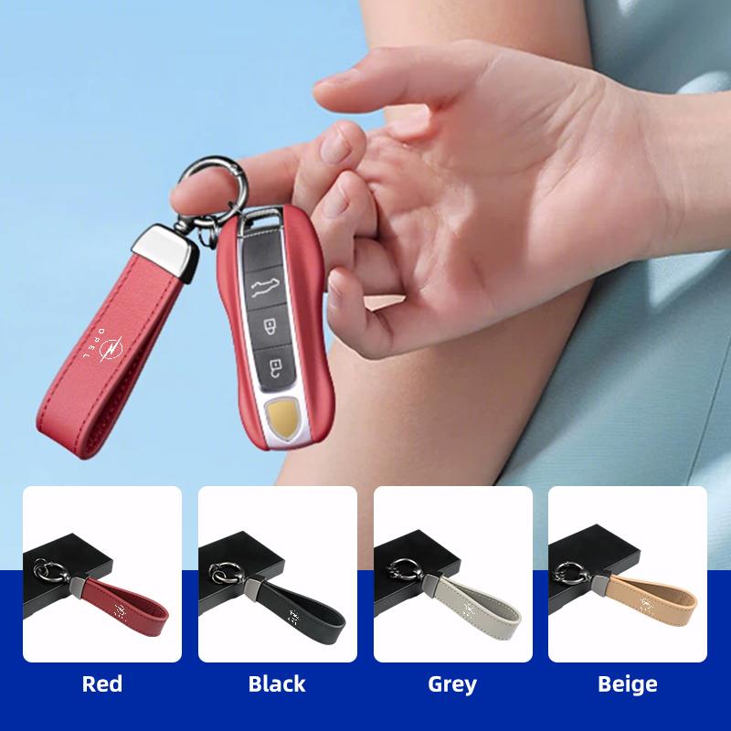 Car PU Leather Keychain Auto Accessories For Opel Astra Insignia Corsa Zafira Meriva Mokka Vivaro Vectra Antara Ampera Grandland