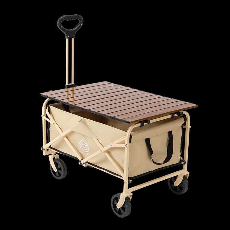 PURCGHE Folding Outdoor Utility Wagon 80kg