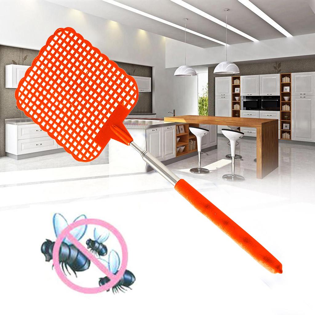 Retractable Stainless Steel Fly Swatter  Retractable Fly Swatter