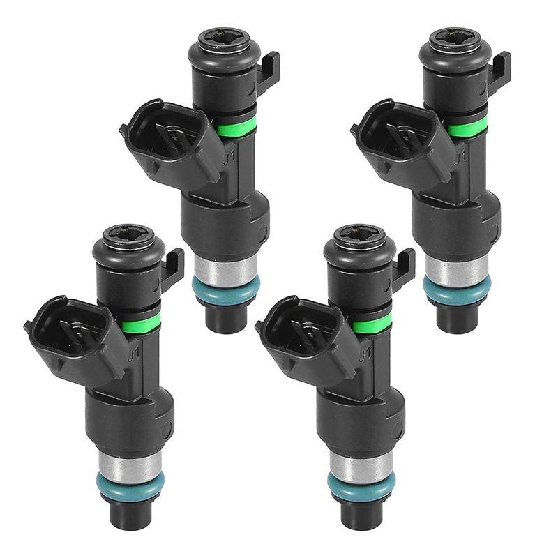 4Pcs Fuel Injector H025241 For Nissan Qashqai MK1 J10 MR20DE, Renault Megane III Fluence 2.0 Accessories-AU62