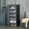 Six Cube Modular Storage Storage Unit - Black