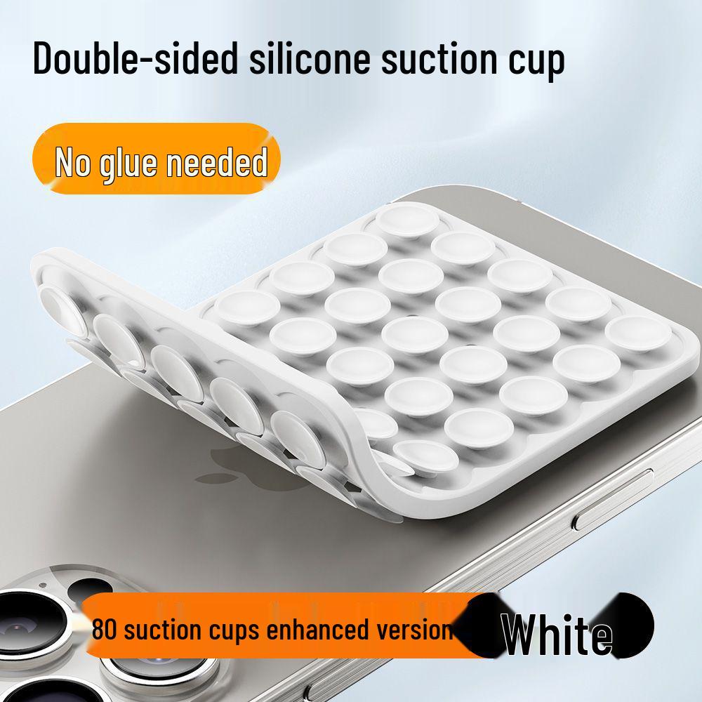 High-Performance, Double-Sided Silicone Suction Cup: Wind-Proof, Multi-Functional, Case-Compatible for Phones and Tablets