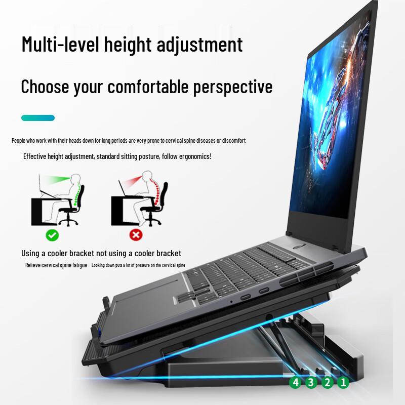 Yuzhuxun Dual Fan Laptop Cooler Stand