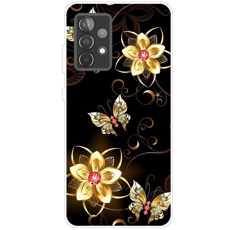 Для чехла Samsung A52s 5G противоударный мягкий силиконовый чехол из ТПУ для Samsung Galaxy A52s 5G чехлы для телефонов A52 S милый мультфильм