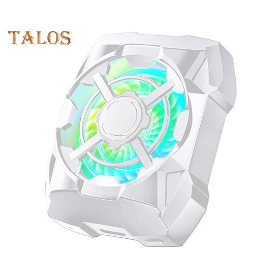 Rechargeable Phone Radiator Low-Noise Wireless Magnetic 3 Speeds Adjustable Gaming Phone Cooling Fan with LED Lights