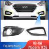Крышка и защита противотуманной фары для 09-16 Hyundai IX35 решетка переднего бампера