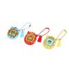Tamagotchi Cat Bear Keychain Realistic Electronic Pet Beads Necklace Pendant Keyring Jewelry Bag Decoration