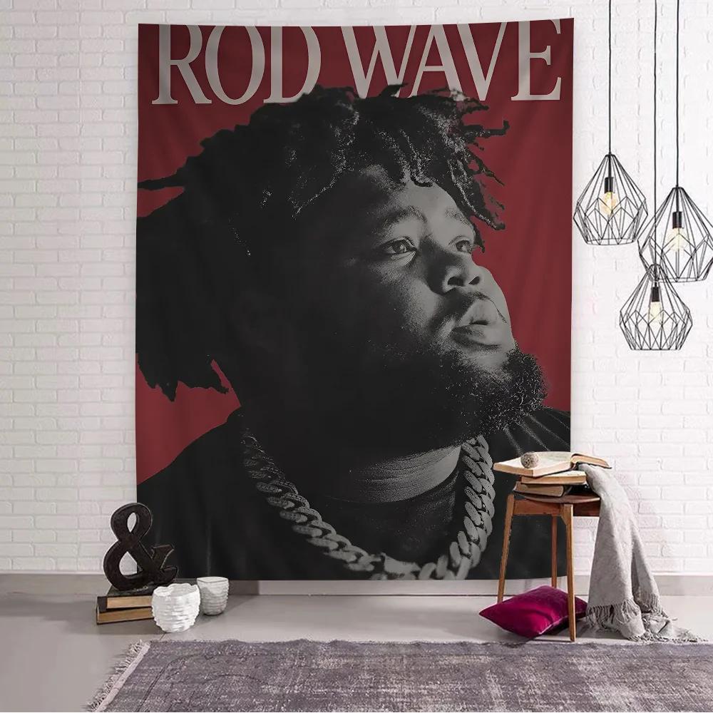 Певец Rod Wave Аниме Чат Настенный гобелен Богемные настенные гобелены Мандала Настенное искусство Декор