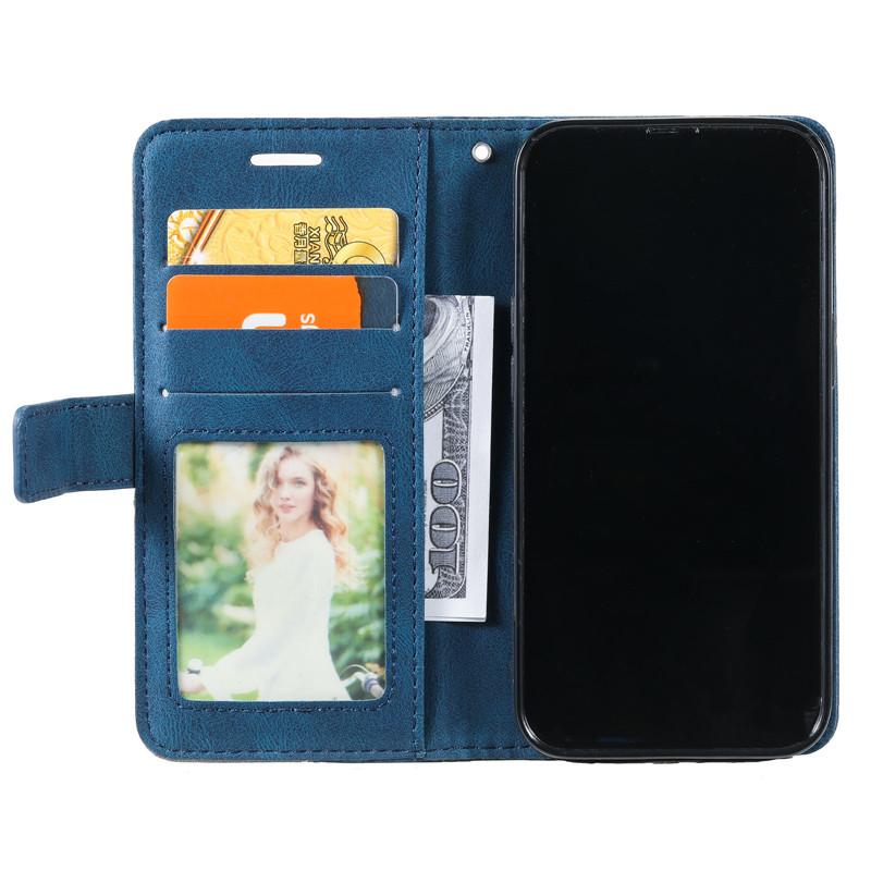 Кожаный кошелек-книжка для Samsung Galaxy S26 Ultra S25 Edge S24 S23 FE S22 Plus A17 A37 A57 A07 A16 A36 A56 Чехол-подставка