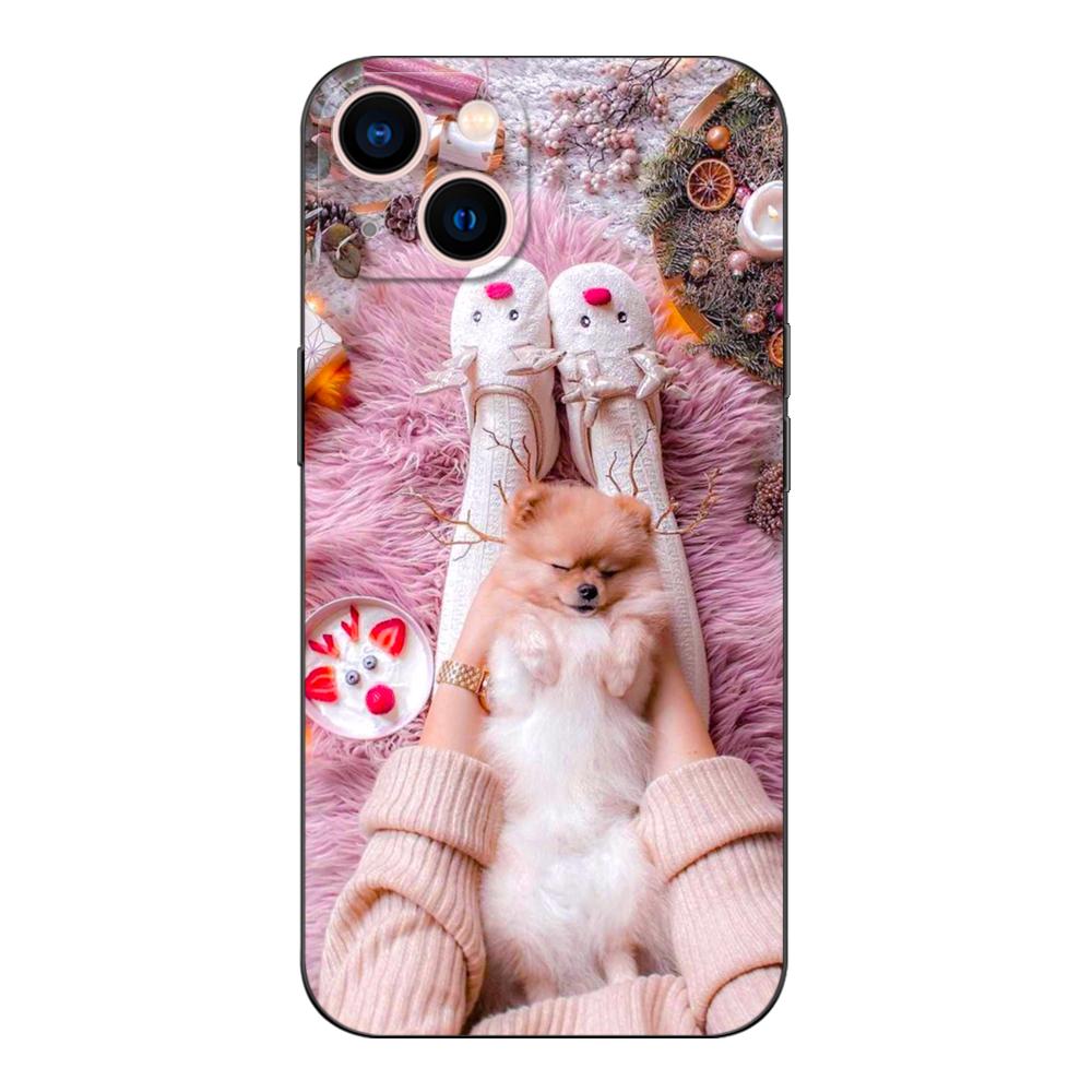 Черный чехол из ТПУ для Samsung Galaxy A3 A5 A7 2016 2017 2018 чехол зима девушка Рождество