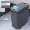 Large Capacity Smart Induction Trash Can for Kitchen and Bathroom