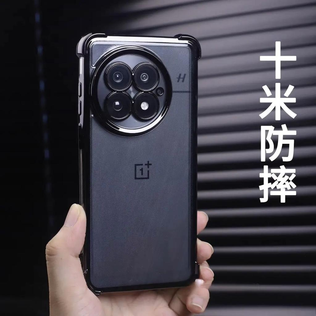 Чехол Для OnePlus 13 13R 12 12R 11 Ace 5 3 Pro Роскошный Гальванизированный Прозрачный Четыре Угла Ударопрочный Задняя Крышка Для OnePlus13