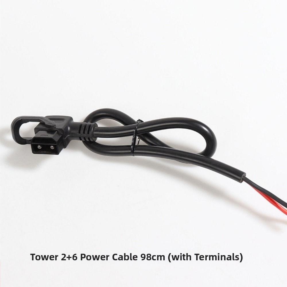 Black 2+6 Lithium Battery Charing Wire Electric Vehicle Connector Cable for Tower Battery Cabinet