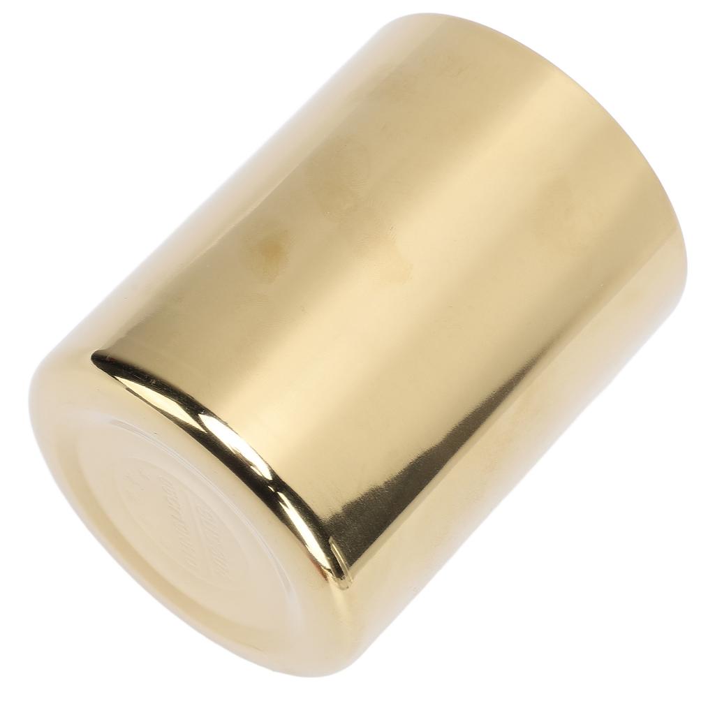 Gold Round Stainless Steel Pen Holder Nordic Style Rugged Stainless Steel Flower Vase Gold Pen Pot