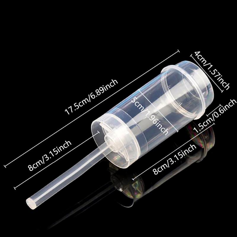 10 шт., круглые прозрачные держатели для тортов Push Up, пластиковые контейнеры с крышками для выпечки мороженого