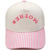 MOTHER Inverted embroidered truck driver hat retro color matching baseball cap women's casual sun hat
