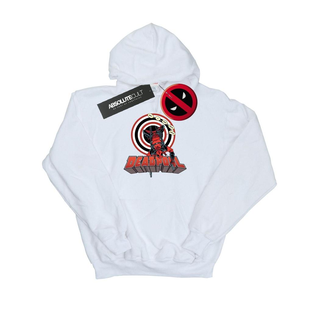 Marvel Womens/Ladies Deadpool Upside Down Hoodie