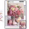 Full 5D Diy Diamond Painting Pink Roses 5D Diamond Painting
