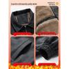 Wassup Sohot Men's Retro Plush Lined Winter Lapel Jacket