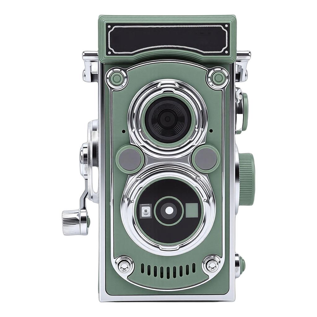 Vintage Digital Camera Portable TLR   Retro 2.7K Video 24MP Autofocus Vlog Camera Manual Joystick for Beginners Teens Adults