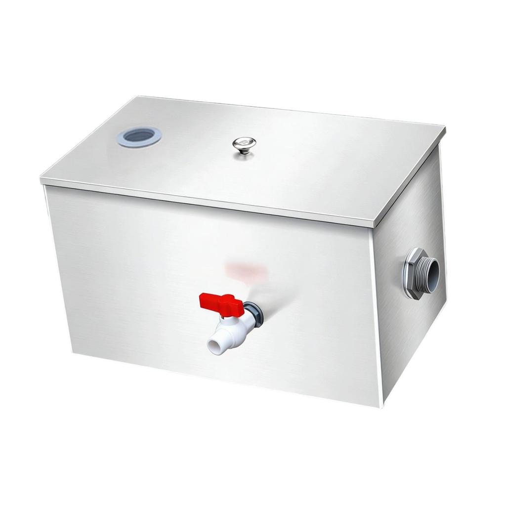Commercial Stainless Steel Top Inlet, Oil Water Separator for Coffee Shop Restaurant Factory