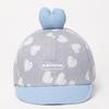 Шапочка для новорожденных Macaron Heart, синяя, корейские детские товары