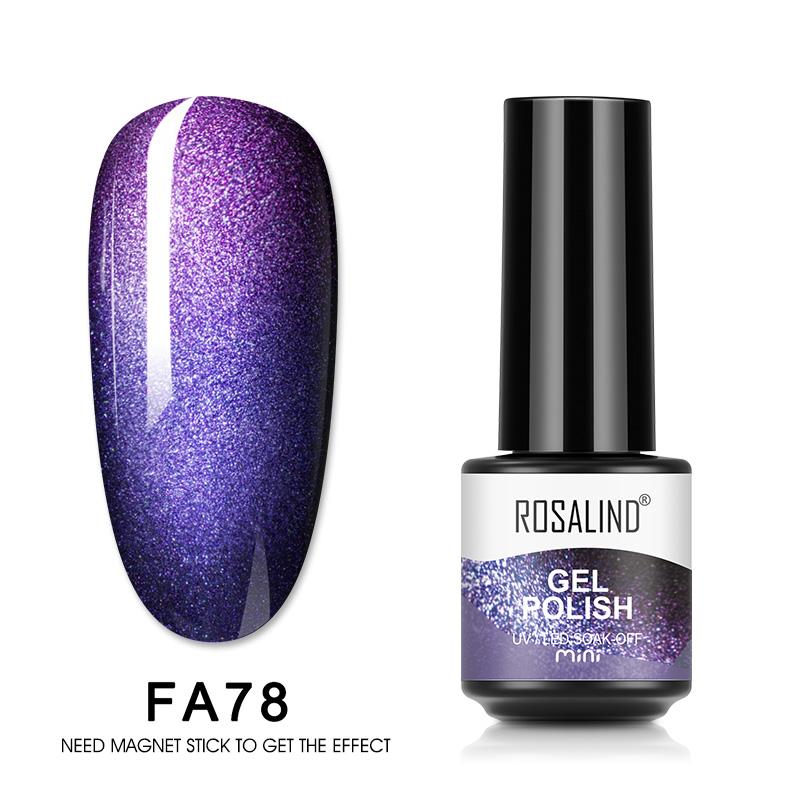 ROSALIND Soak Off УФ-гель-лак для ногтей Лак-гель-лак для ногтей
