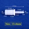 10 шт. 4~12 мм белый полиэтиленовый пагода редукционные прямые соединители адаптер для аквариума адаптер воздушного насоса микрополивное соединение шланга фитинги для садовой водопроводной трубы