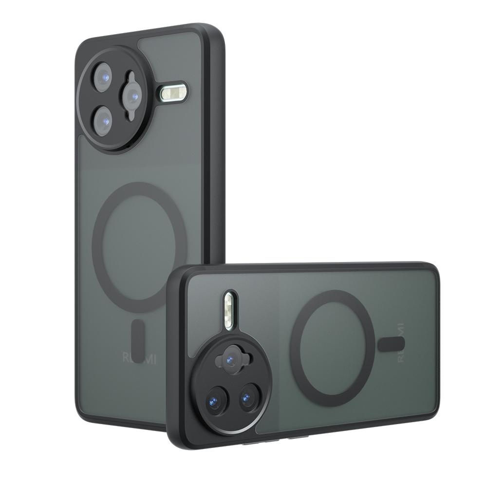 Для Xiaomi POCO F7 Ultra Pro Чехол Роскошный Матовый ПК+ТПУ Акриловая Магнитная Задняя Крышка Для POCO F 7 Pro Чехол Беспроводная Зарядка Funda