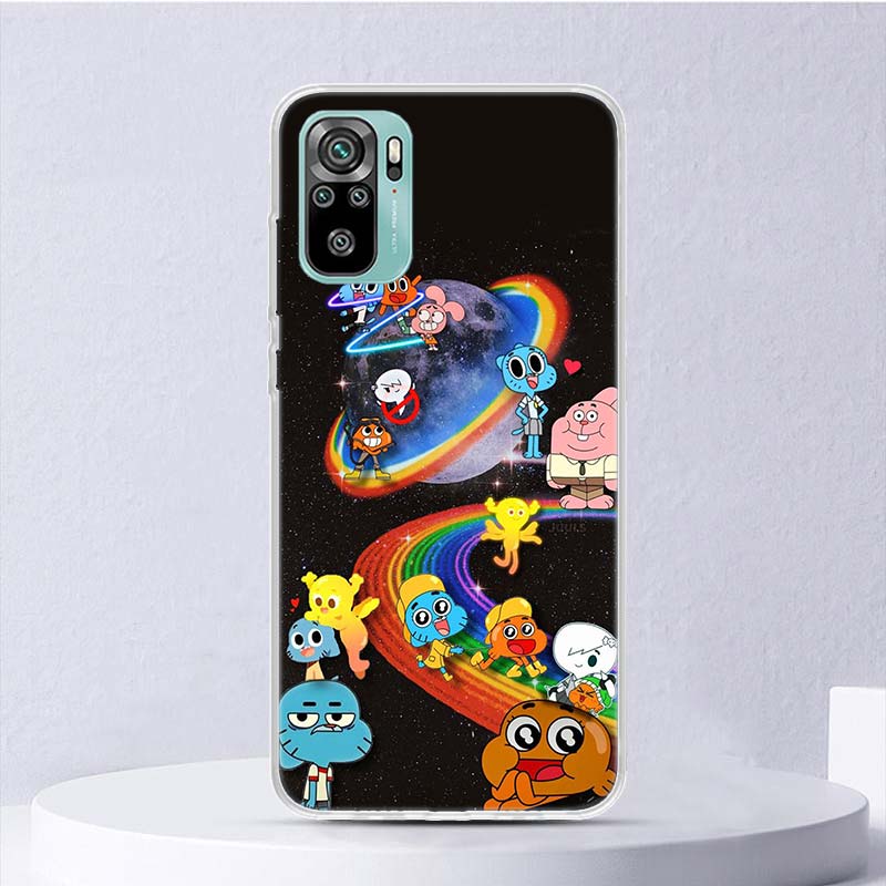 Удивительный мир Гамбола Мягкий чехол для Xiaomi Redmi Note 14 13 12S 11S 10S 12 Pro Plus Чехол для телефона 11 10 11E 11T Note14 Оболочка C