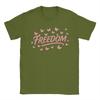 Hipster Freedom Charlie Kirk T-Shirts Men Crew Neck 100% Cotton T Shirt  Short Sleeve Tee Shirt Plus Size Clothes